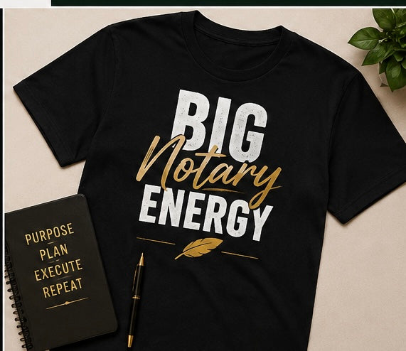 Apparel Collection :Big Notary Energy
