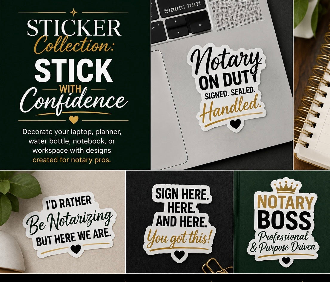 Sticker Collection: Stick With Confidence