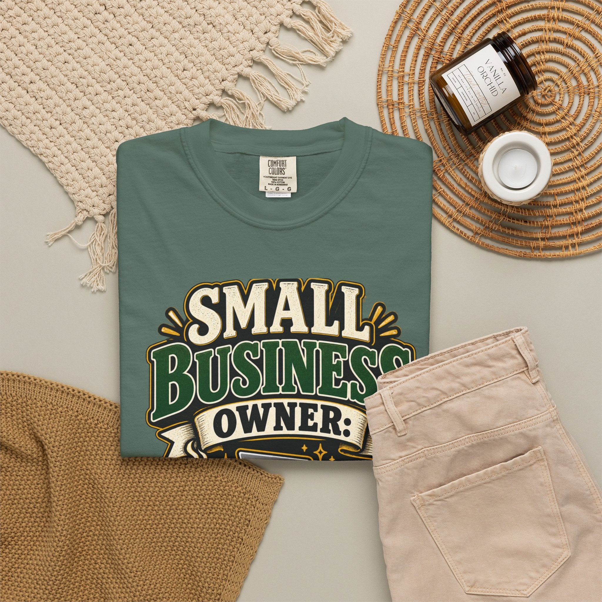 Small Business Owner Funny T-Shirt — “Because One Job Wasn’t Stressful Enough” Graphic Tee