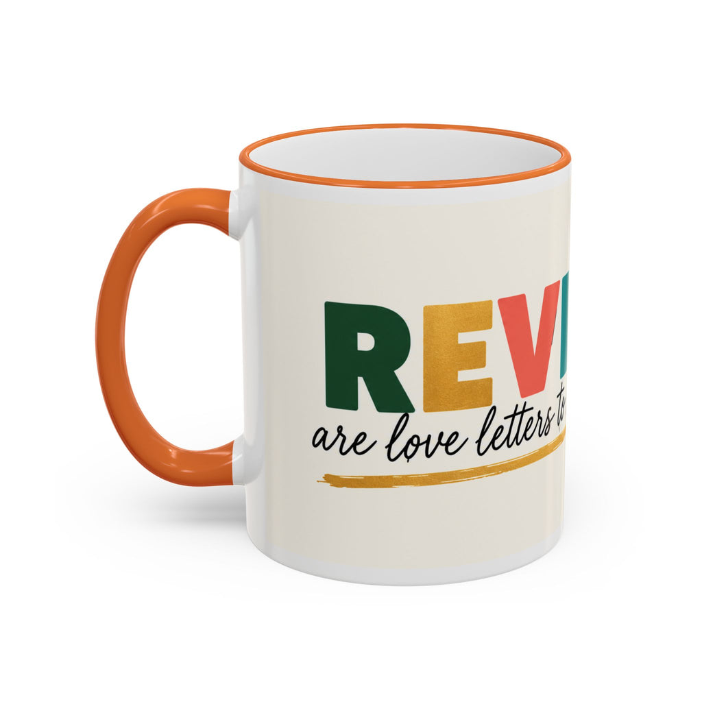 Reviews Are Love Letters to Small Businesses Mug — Entrepreneur Gift, Small Business Owner Coffee Cup