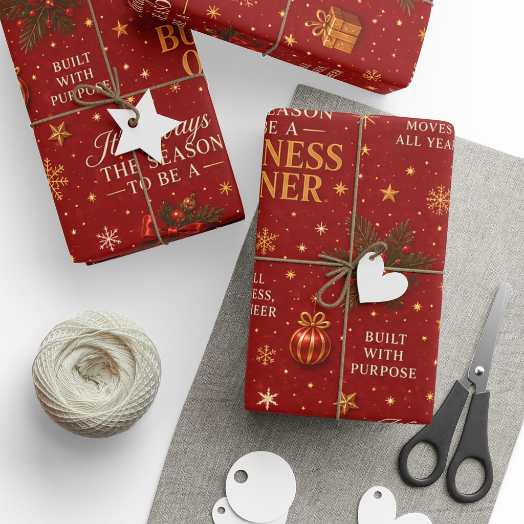 🎄 It’s Always the Season to Be a Business Owner Wrapping Paper – Small Business Holiday Gift Wrap 🎁