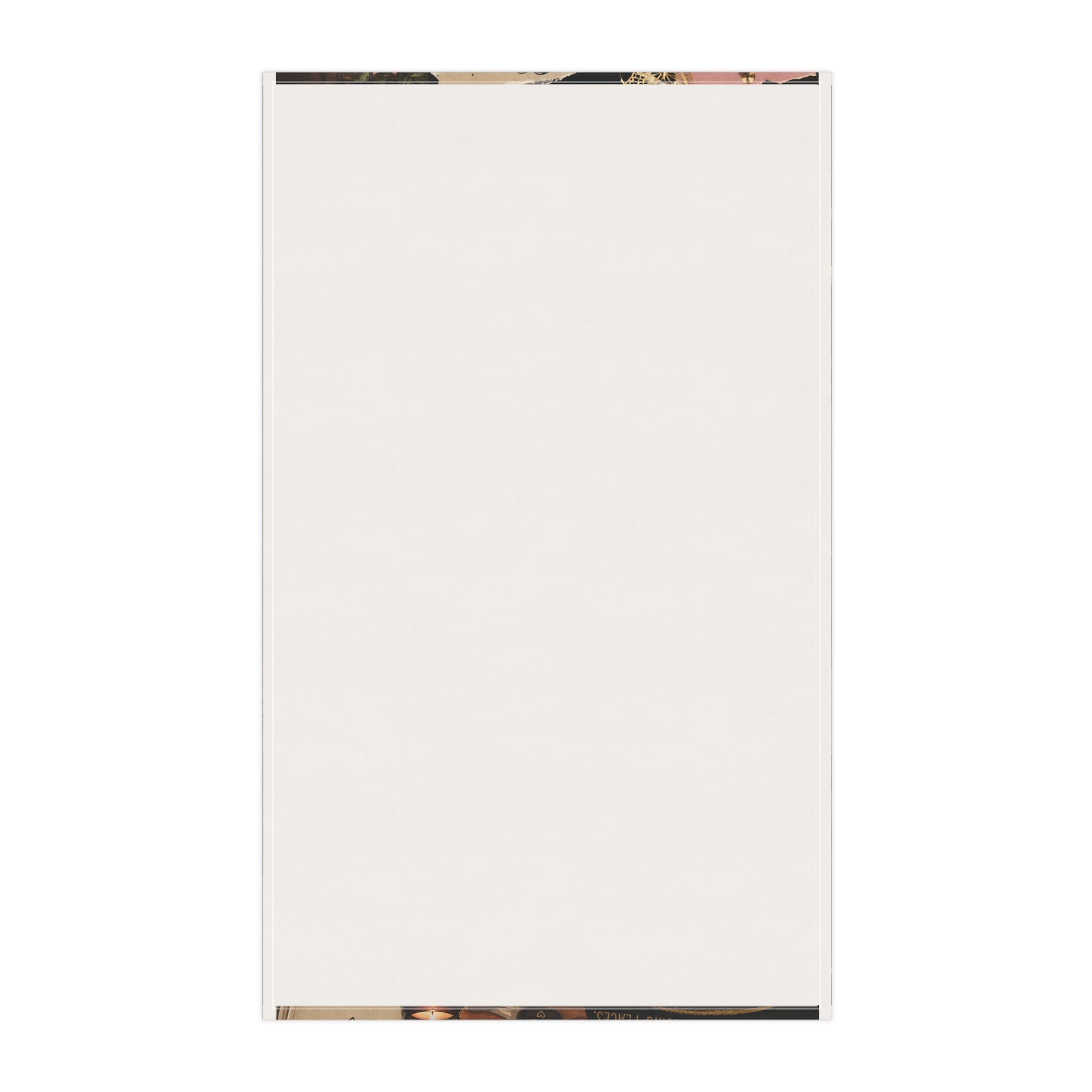 I Am Becoming Her Tea Towel — Empowerment Collage Cotton Kitchen Towel
