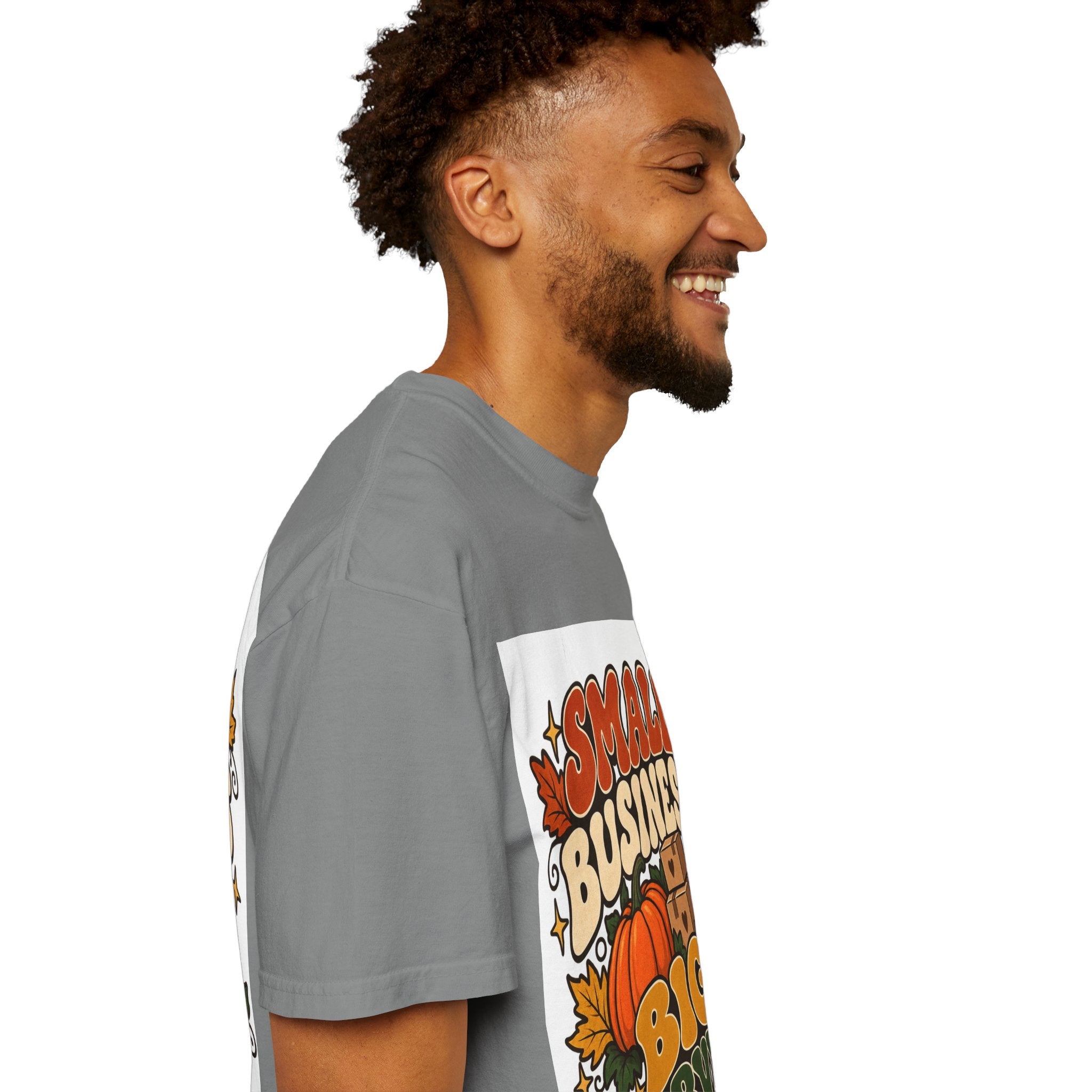 Small Business Big Harvest T-Shirt — Fall Entrepreneur Garment-Dyed Tee