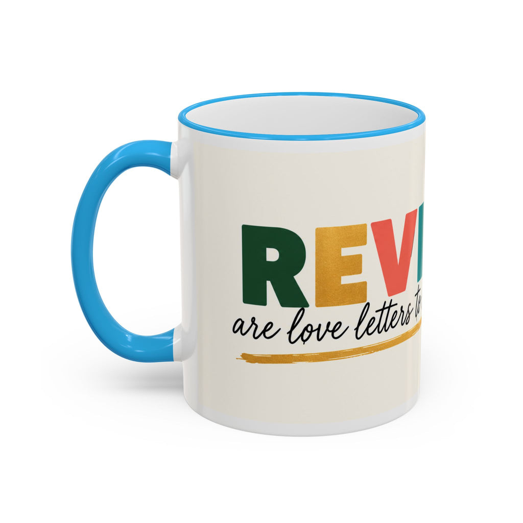 Reviews Are Love Letters to Small Businesses Mug — Entrepreneur Gift, Small Business Owner Coffee Cup