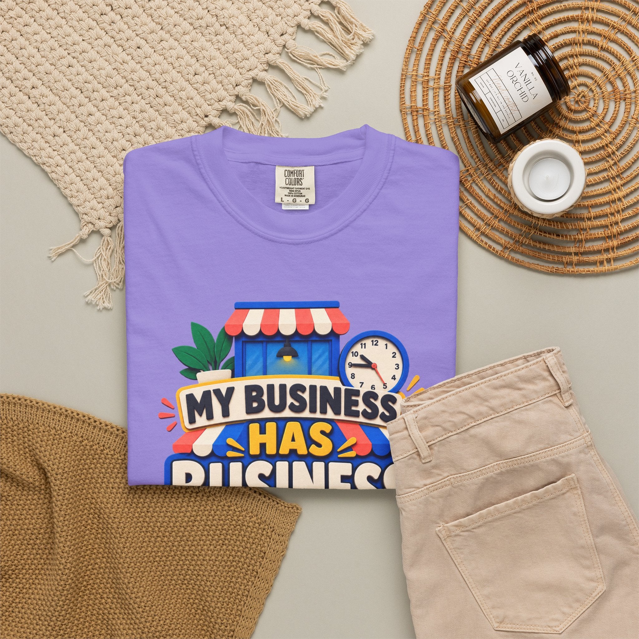 Funny Small Business Owner T-Shirt — “My Business Has Business Hours, I Do Not” Graphic Tee