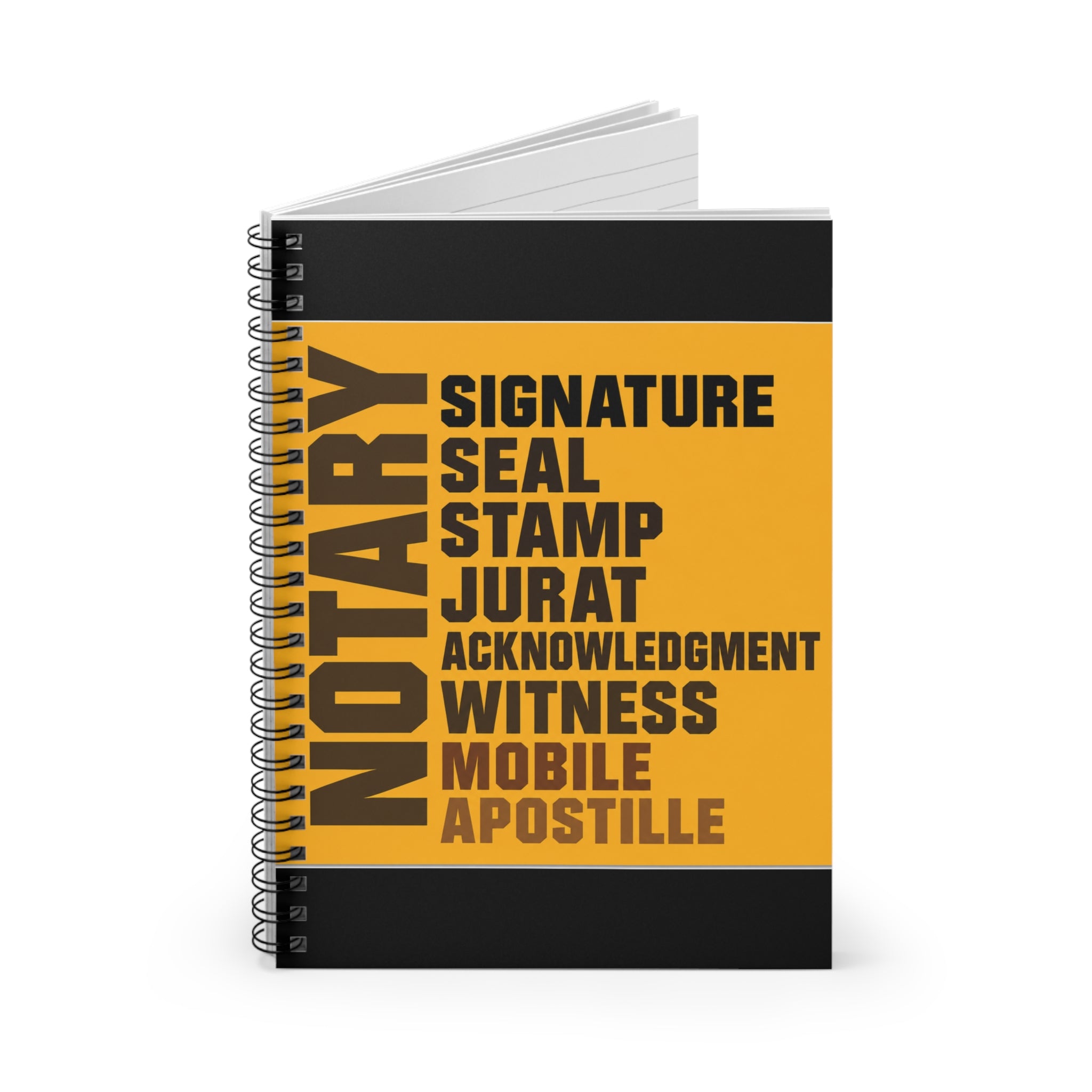 Notary Mode Spiral Notebook | Mobile Notary & Signing Agent Journal