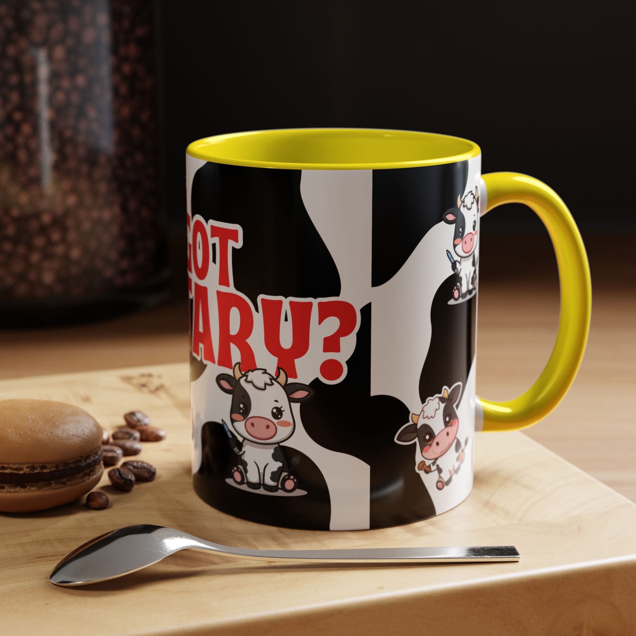 Got Notary? Cow Print Accent Coffee Mug | Funny Notary Public Gift | 11oz & 15oz