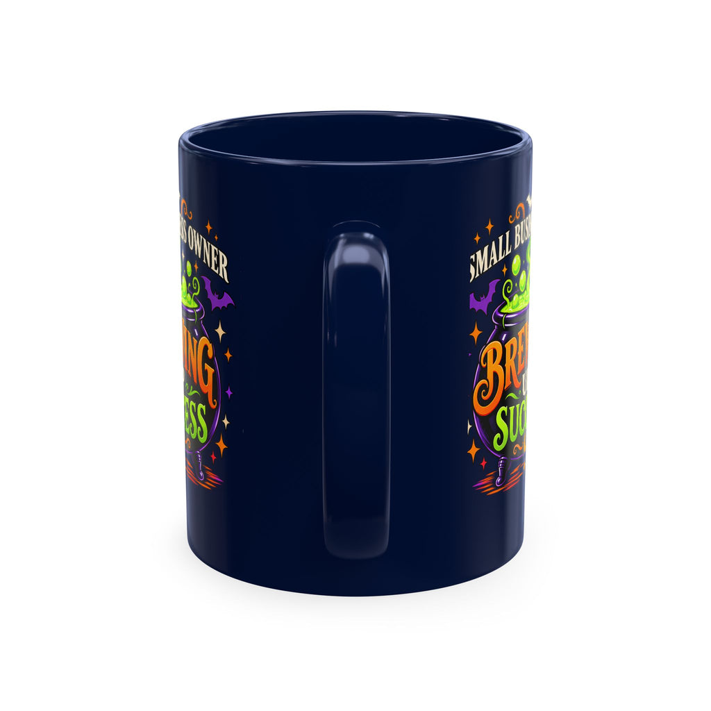 Brewing Up Success Mug | Small Business Owner Halloween Ceramic Coffee Cup