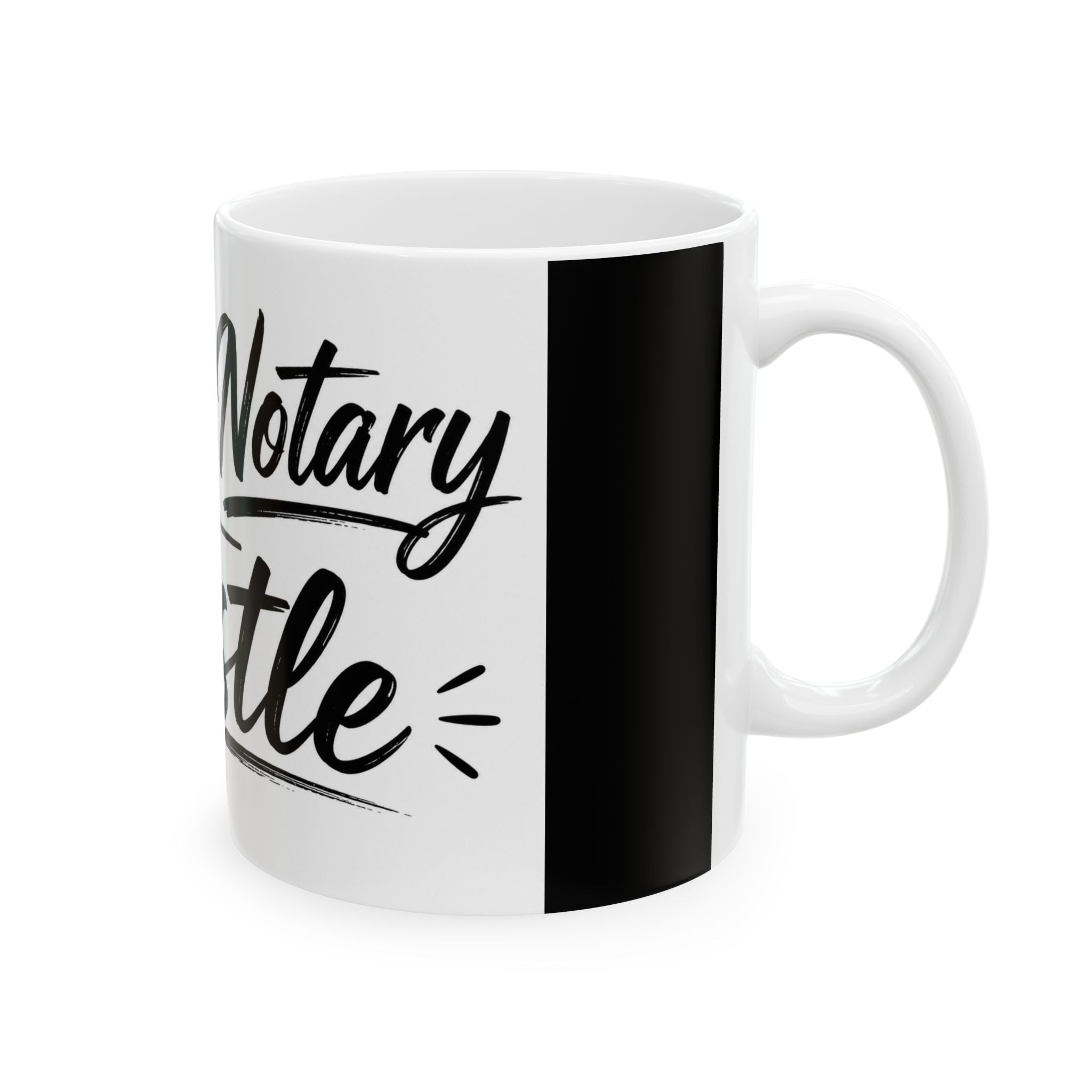 Being a Notary Is My Hustle Mug | Notary Coffee Mug | Mobile Notary Gift | Loan Signing Agent Mug | Entrepreneur Coffee Cup