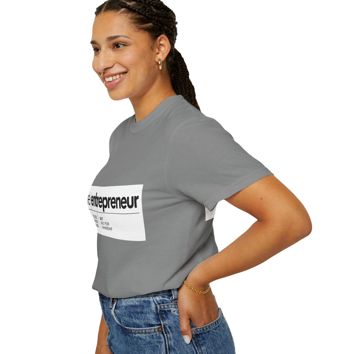 The Entrepreneur Garment-Dyed T-Shirt — Focused, Fearless, Funded Business Owner Tee