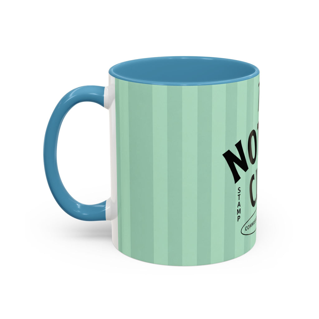 The Notary Club Accent Coffee Mug — Commissioned & Confident Notary Public Gift