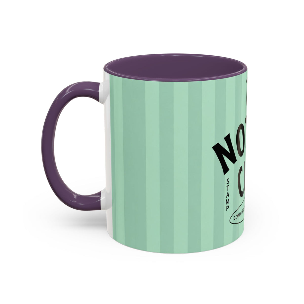 The Notary Club Accent Coffee Mug — Commissioned & Confident Notary Public Gift