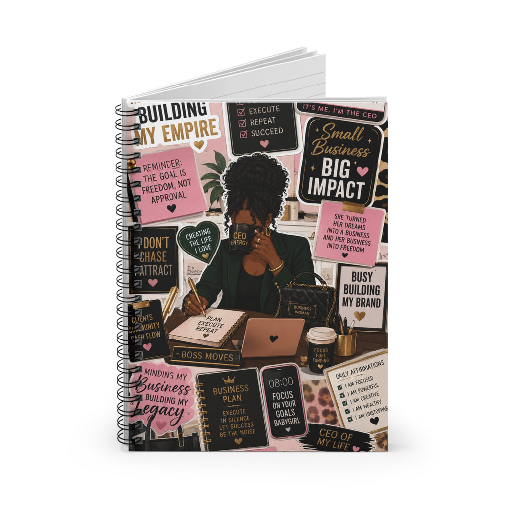 Building My Empire | Entrepreneur Spiral Notebook for Business Owners
