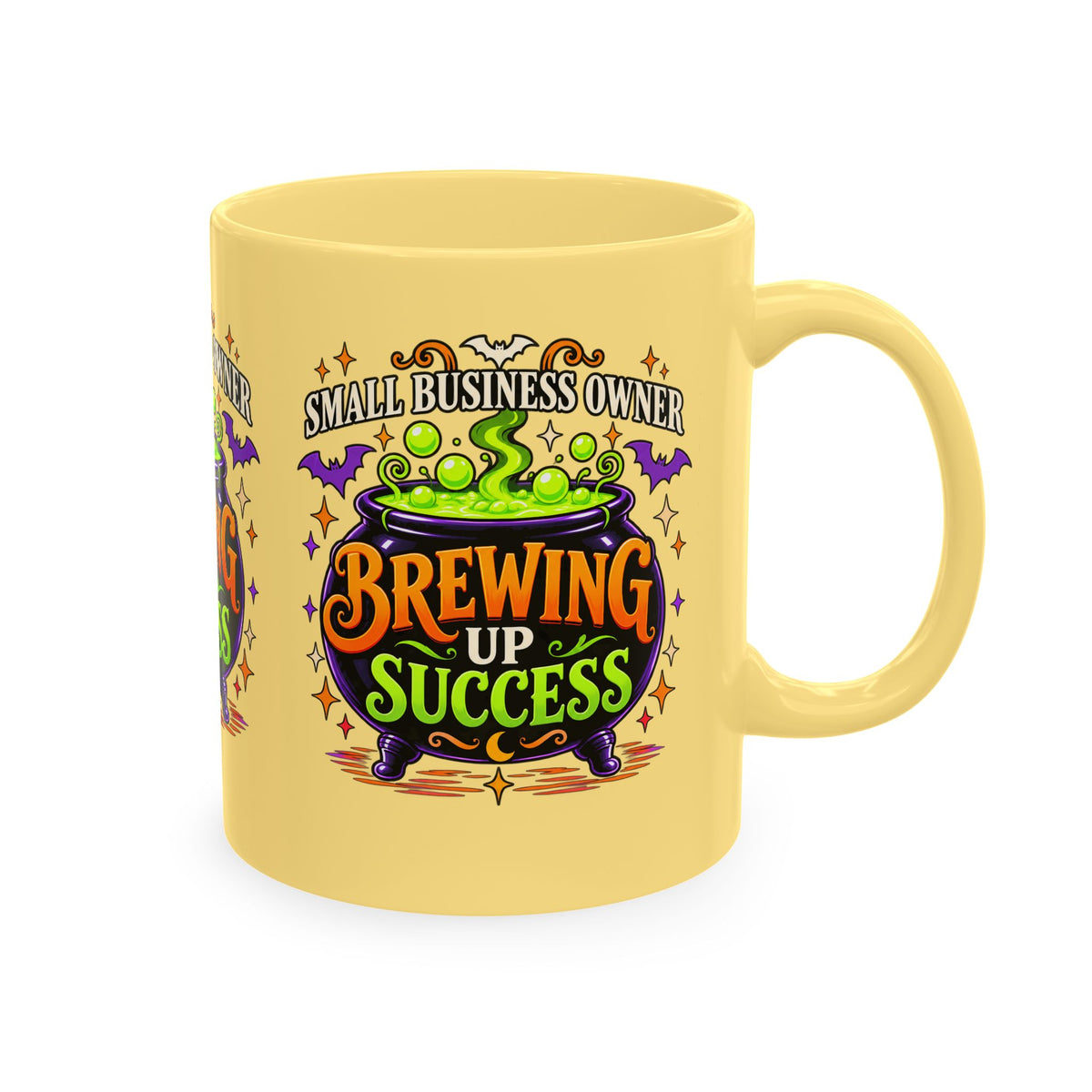 Brewing Up Success Mug | Small Business Owner Halloween Ceramic Coffee Cup