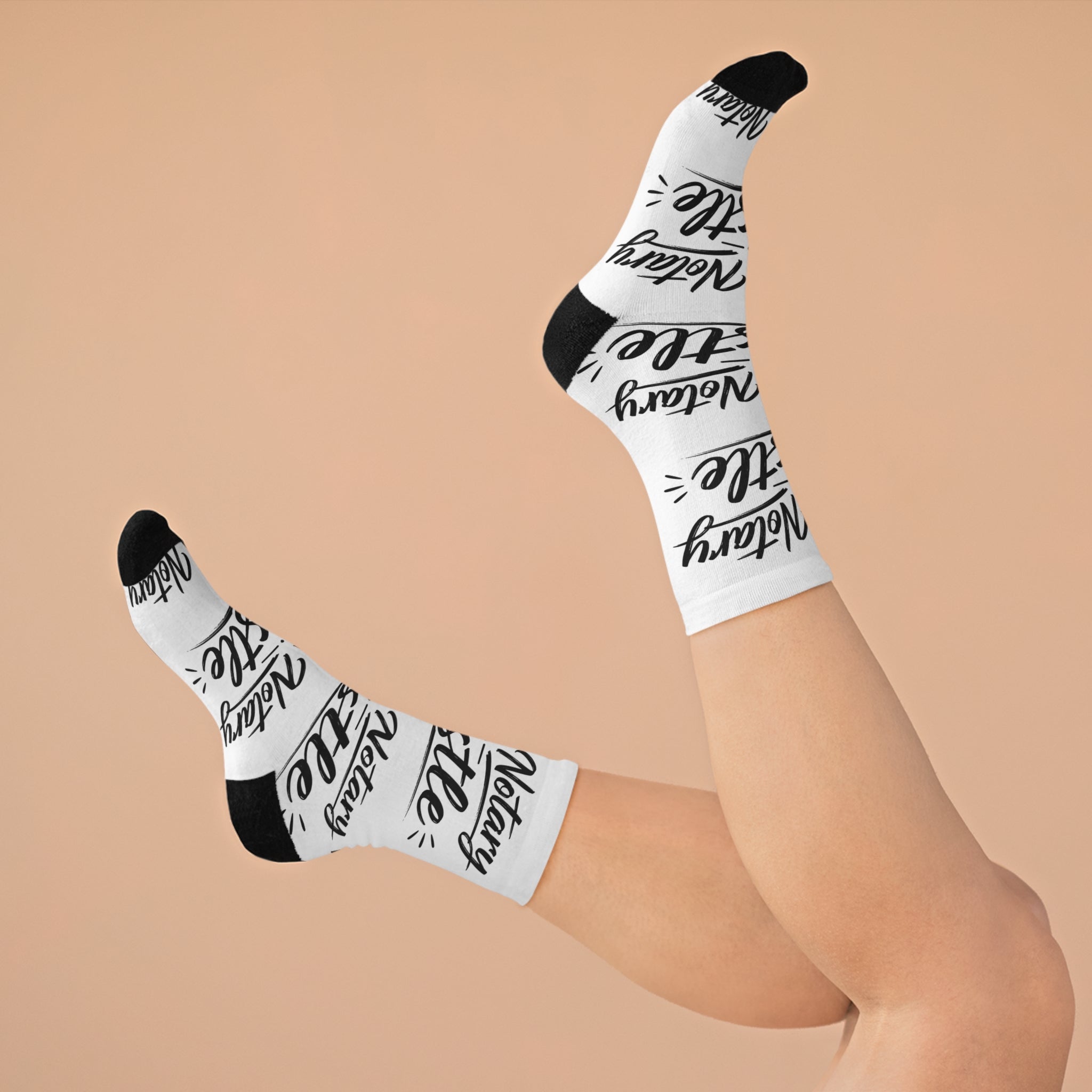 Being a Notary Is My Hustle Crew Socks ✍🏽