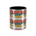 Professional Overthinker Part-Time CEO Mug | Funny Small Business Owner Coffee Cup | Entrepreneur and Side-Hustle Gift