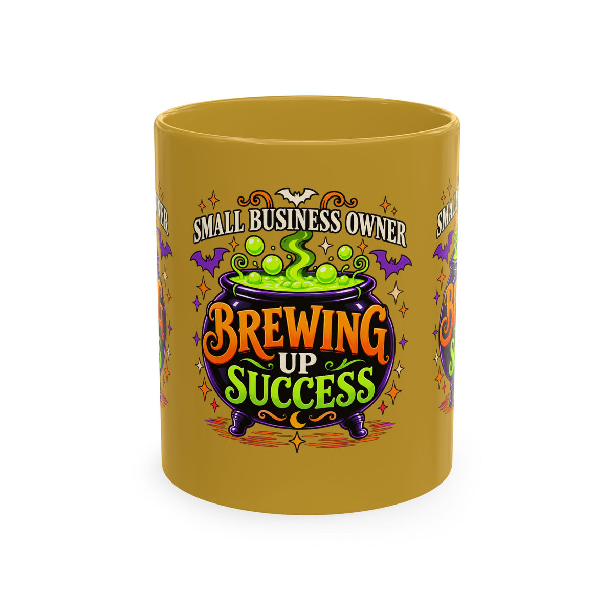 Brewing Up Success Mug | Small Business Owner Halloween Ceramic Coffee Cup