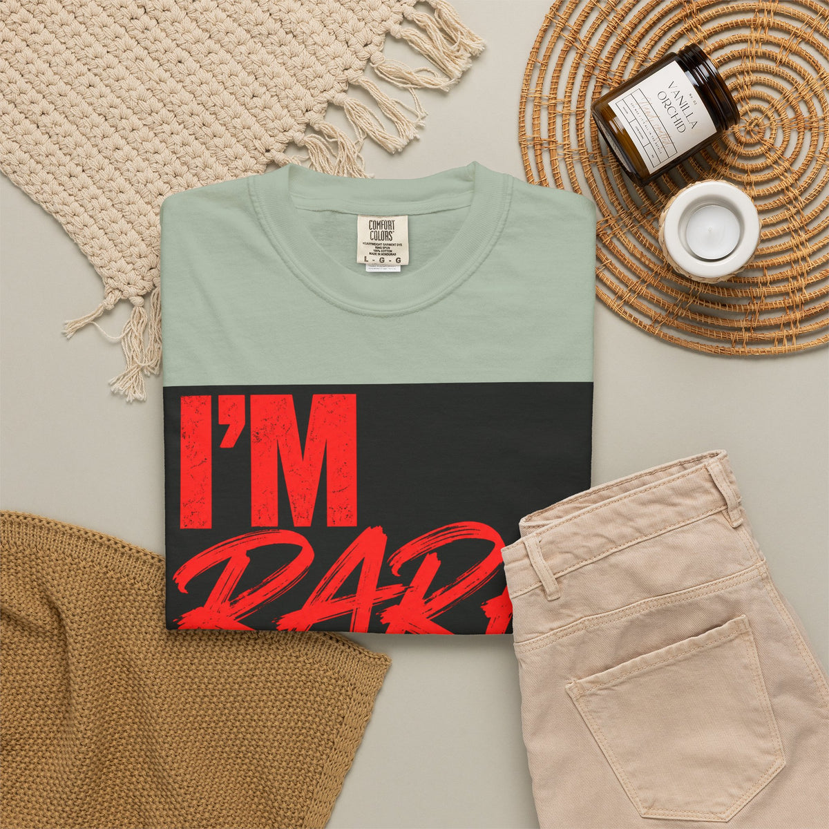 ❤️ I'm Rare on Purpose Heavyweight Graphic Tee