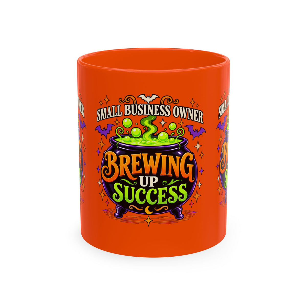 Brewing Up Success Mug | Small Business Owner Halloween Ceramic Coffee Cup