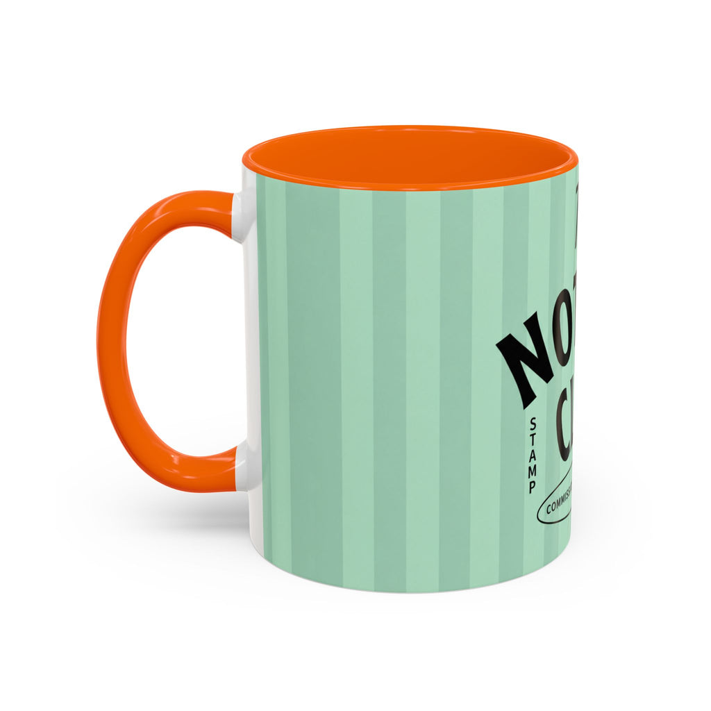 The Notary Club Accent Coffee Mug — Commissioned & Confident Notary Public Gift