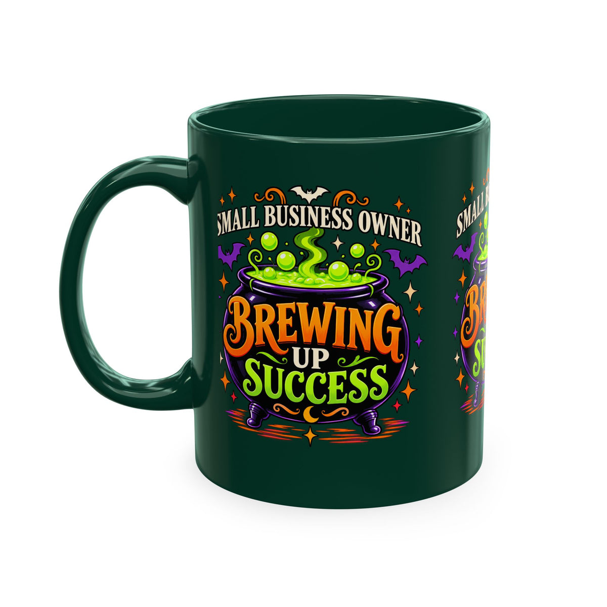 Brewing Up Success Mug | Small Business Owner Halloween Ceramic Coffee Cup