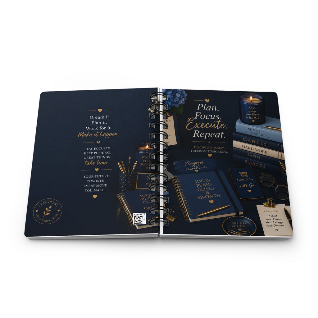 Plan. Focus. Execute. Repeat. | Hardcover Success Journal for Entrepreneurs, Professionals & Goal Getters