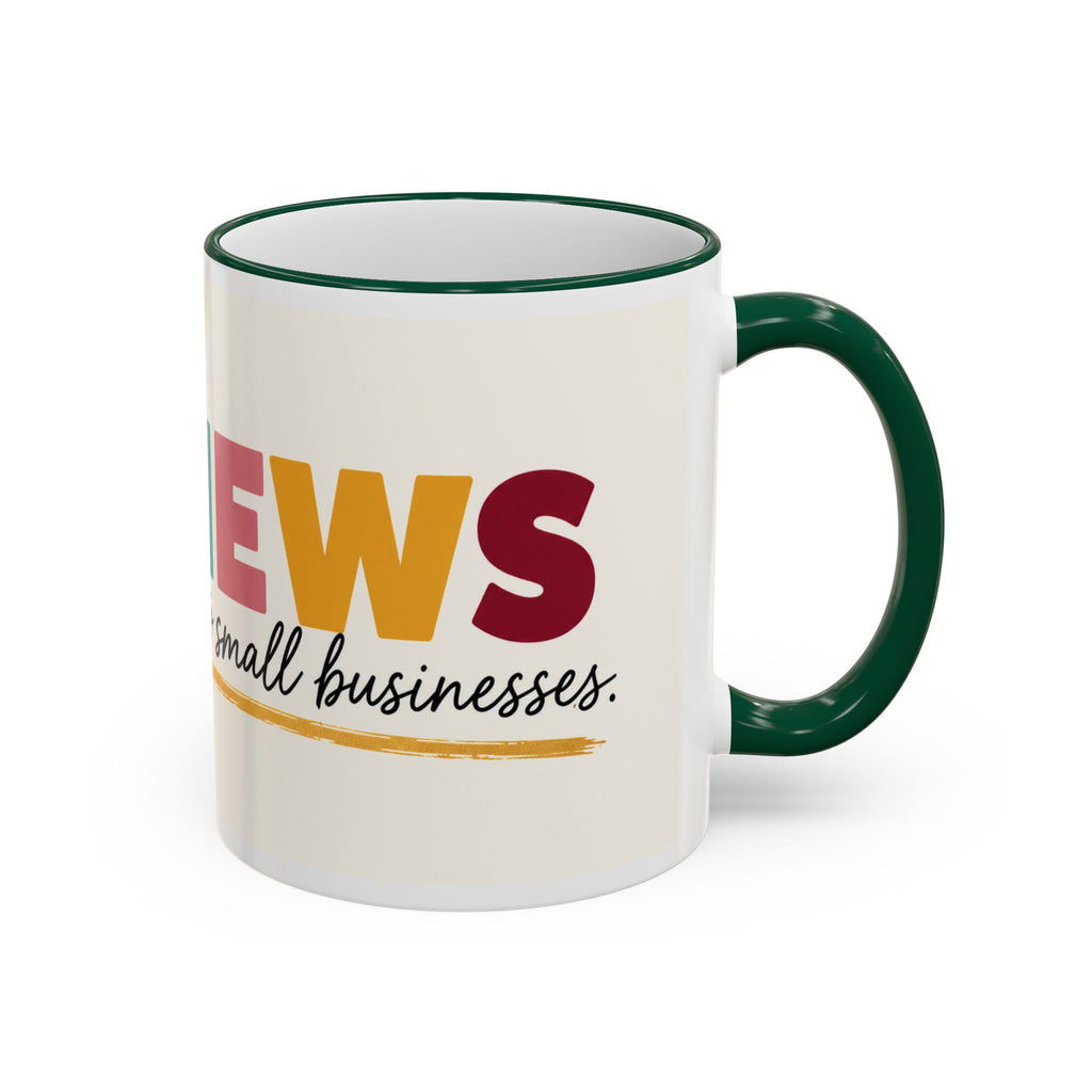 Reviews Are Love Letters to Small Businesses Mug — Entrepreneur Gift, Small Business Owner Coffee Cup