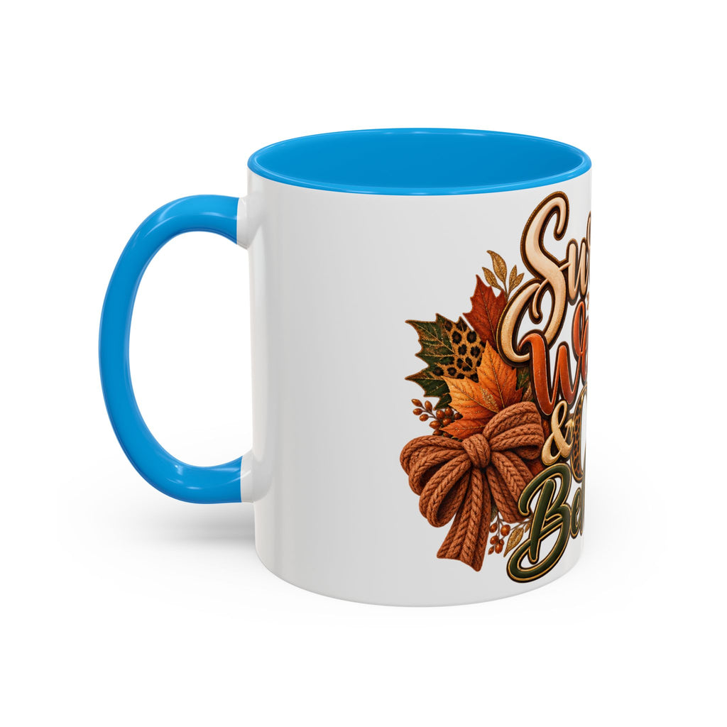 Sweater Weather & CEO Behavior Mug – Fall Pumpkin Latte Seasonal Coffee Cup (11oz/15oz)