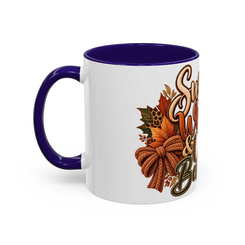 Sweater Weather & CEO Behavior Mug – Fall Pumpkin Latte Seasonal Coffee Cup (11oz/15oz)
