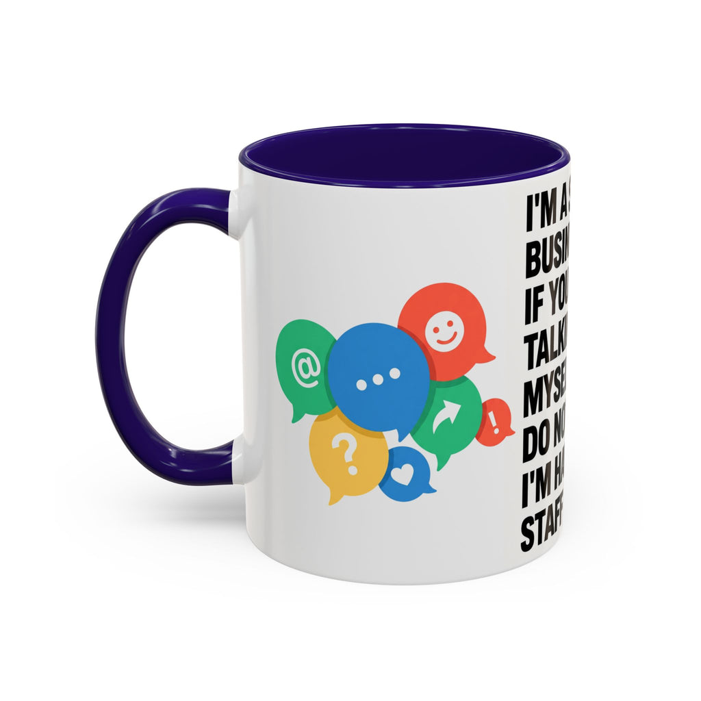 Small Business Owner Staff Meeting Mug — Funny Entrepreneur Coffee Cup