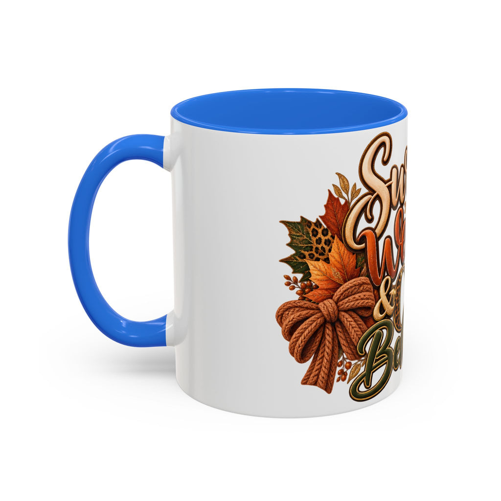 Sweater Weather & CEO Behavior Mug – Fall Pumpkin Latte Seasonal Coffee Cup (11oz/15oz)