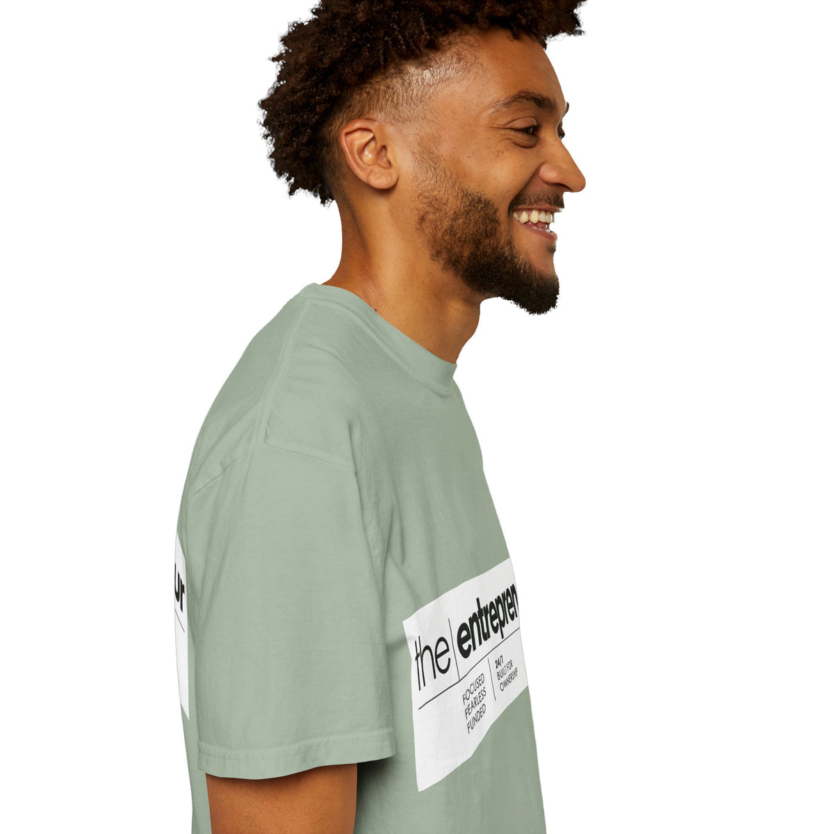 The Entrepreneur Garment-Dyed T-Shirt — Focused, Fearless, Funded Business Owner Tee