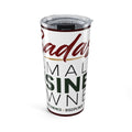 Badass Small Business Owner 20oz Tumbler-Small Business Owner Motivational Drinkware