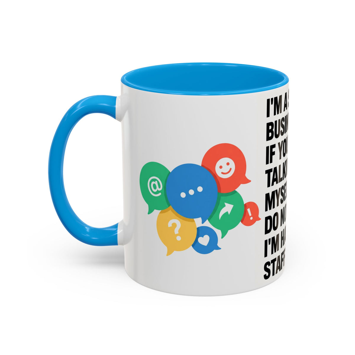 Small Business Owner Staff Meeting Mug — Funny Entrepreneur Coffee Cup