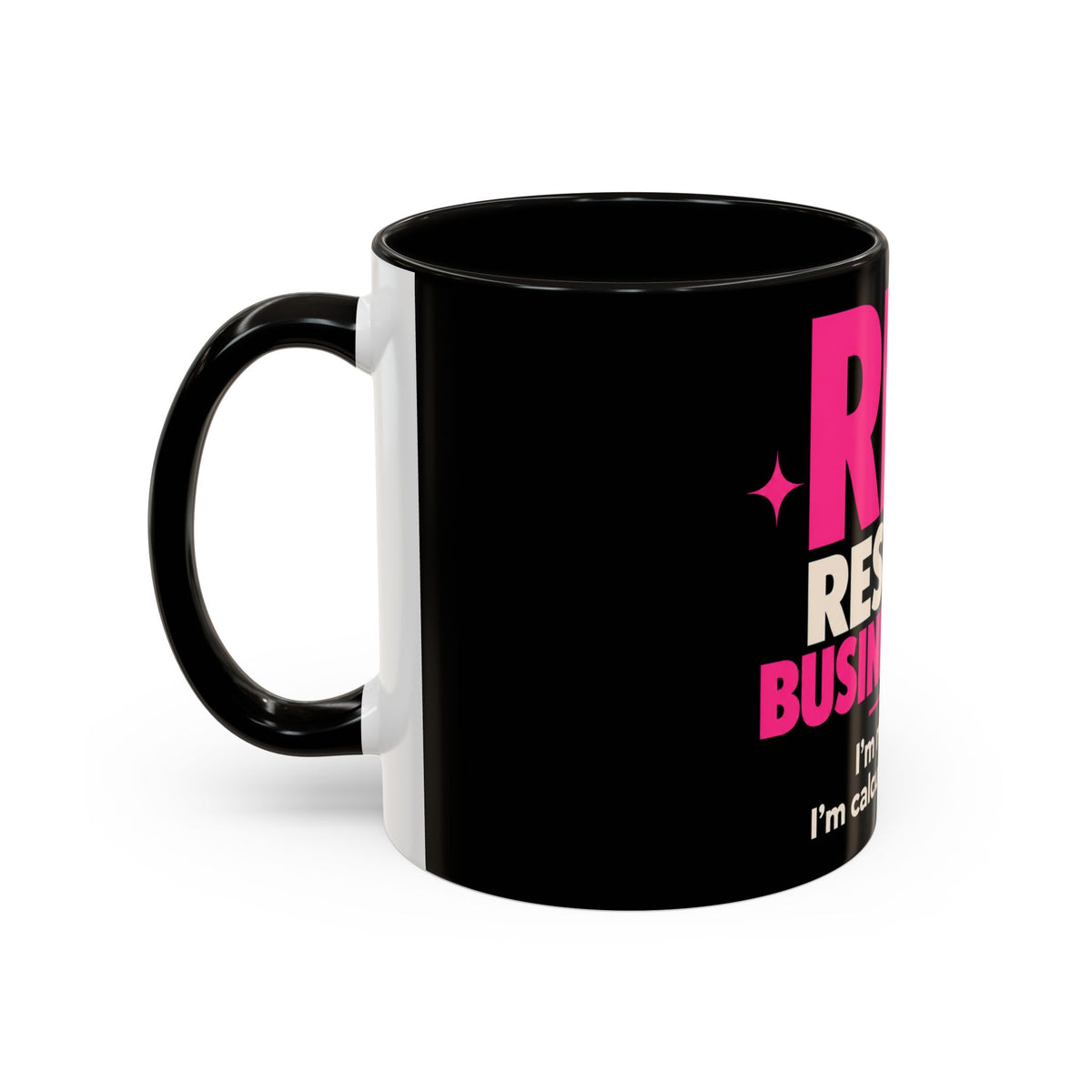 RBF Mug — "Resting Business Face: I'm not mad. I'm calculating profit."