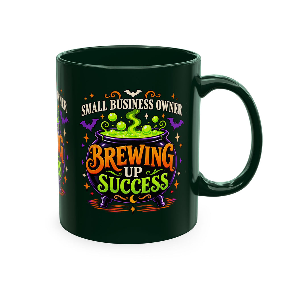 Brewing Up Success Mug | Small Business Owner Halloween Ceramic Coffee Cup