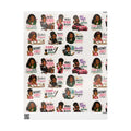 Notary Girl Boss Wrapping Paper – Mobile Notary & Signing Agent Gift Wrap🌍📜✨