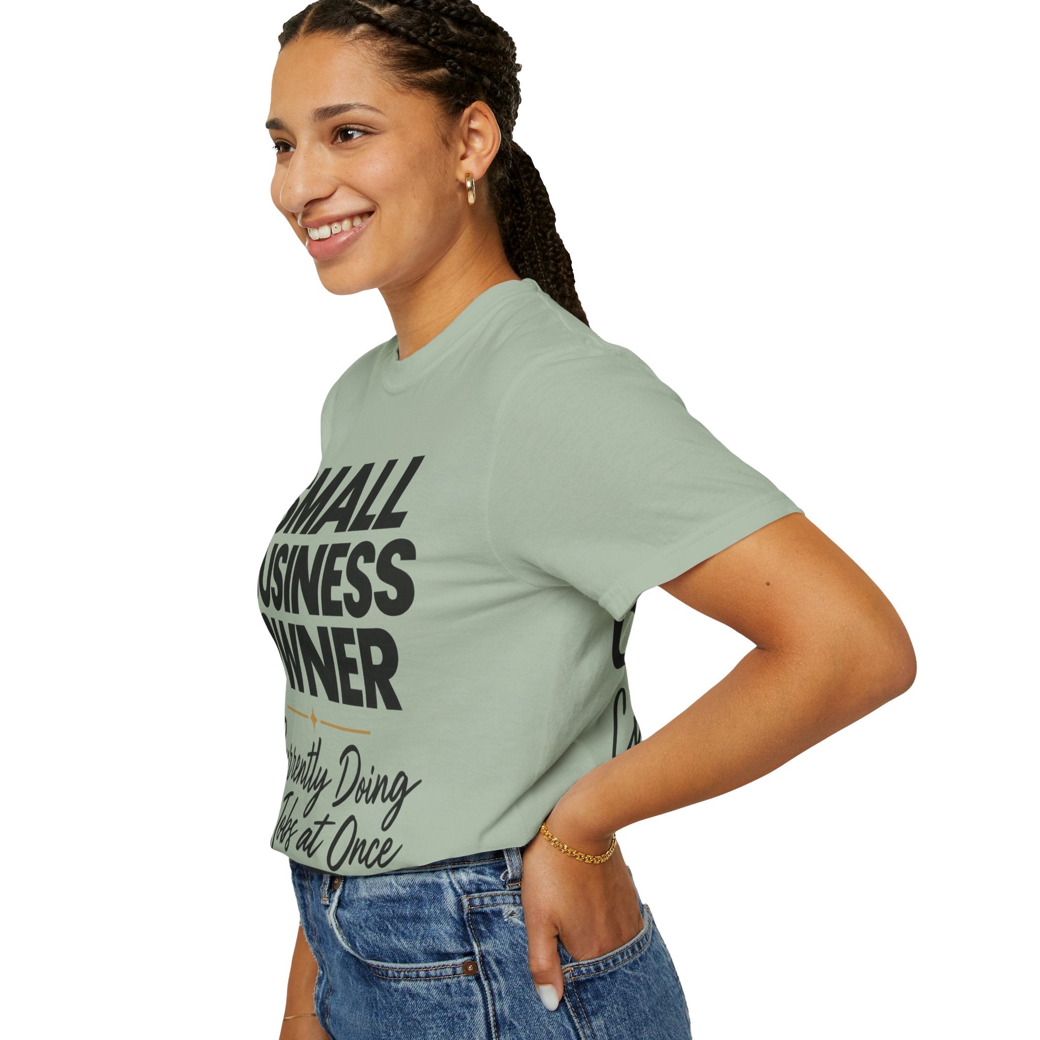 Small Business Owner T-Shirt | “Currently Doing 12 Jobs at Once” Funny Entrepreneur Tee