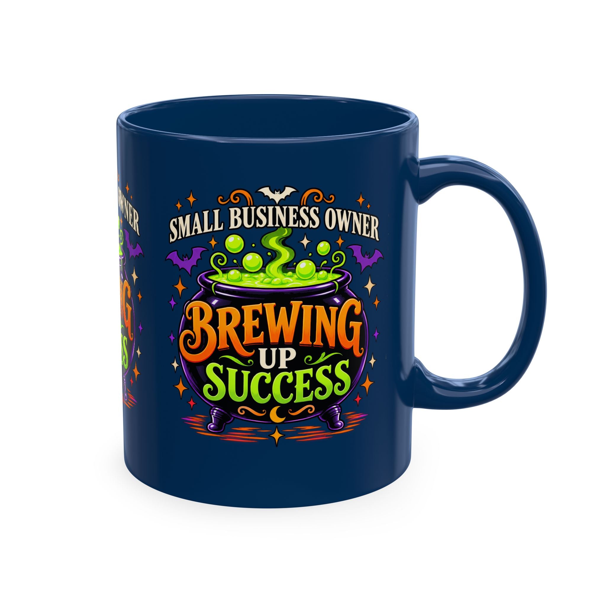 Brewing Up Success Mug | Small Business Owner Halloween Ceramic Coffee Cup