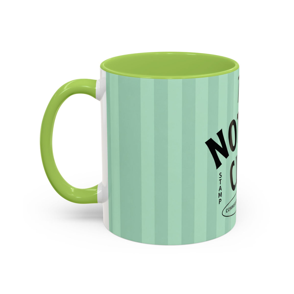 The Notary Club Accent Coffee Mug — Commissioned & Confident Notary Public Gift