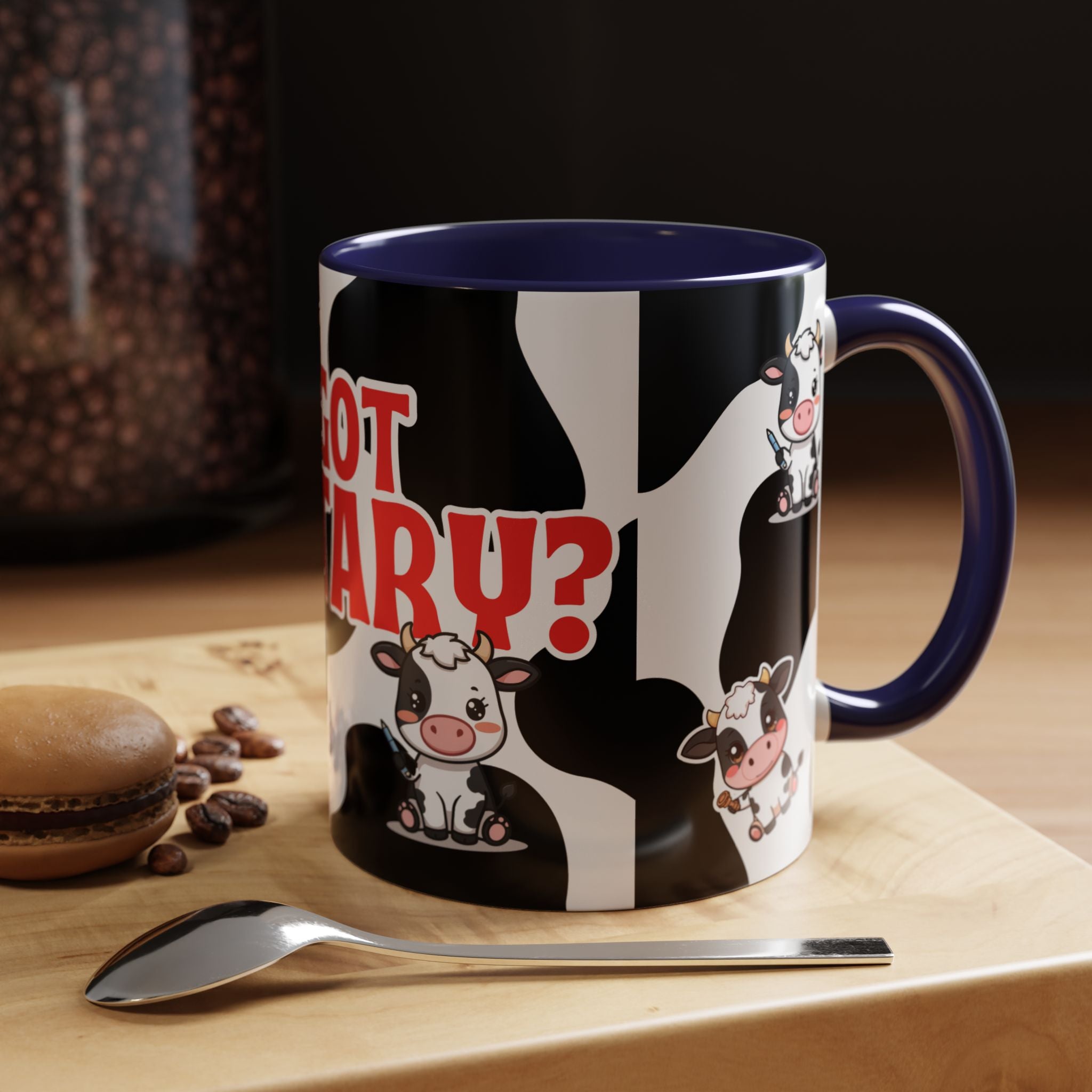 Got Notary? Cow Print Accent Coffee Mug | Funny Notary Public Gift | 11oz & 15oz