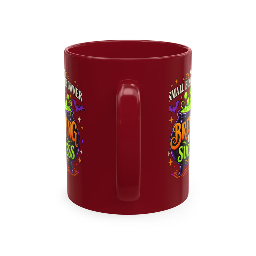 Brewing Up Success Mug | Small Business Owner Halloween Ceramic Coffee Cup