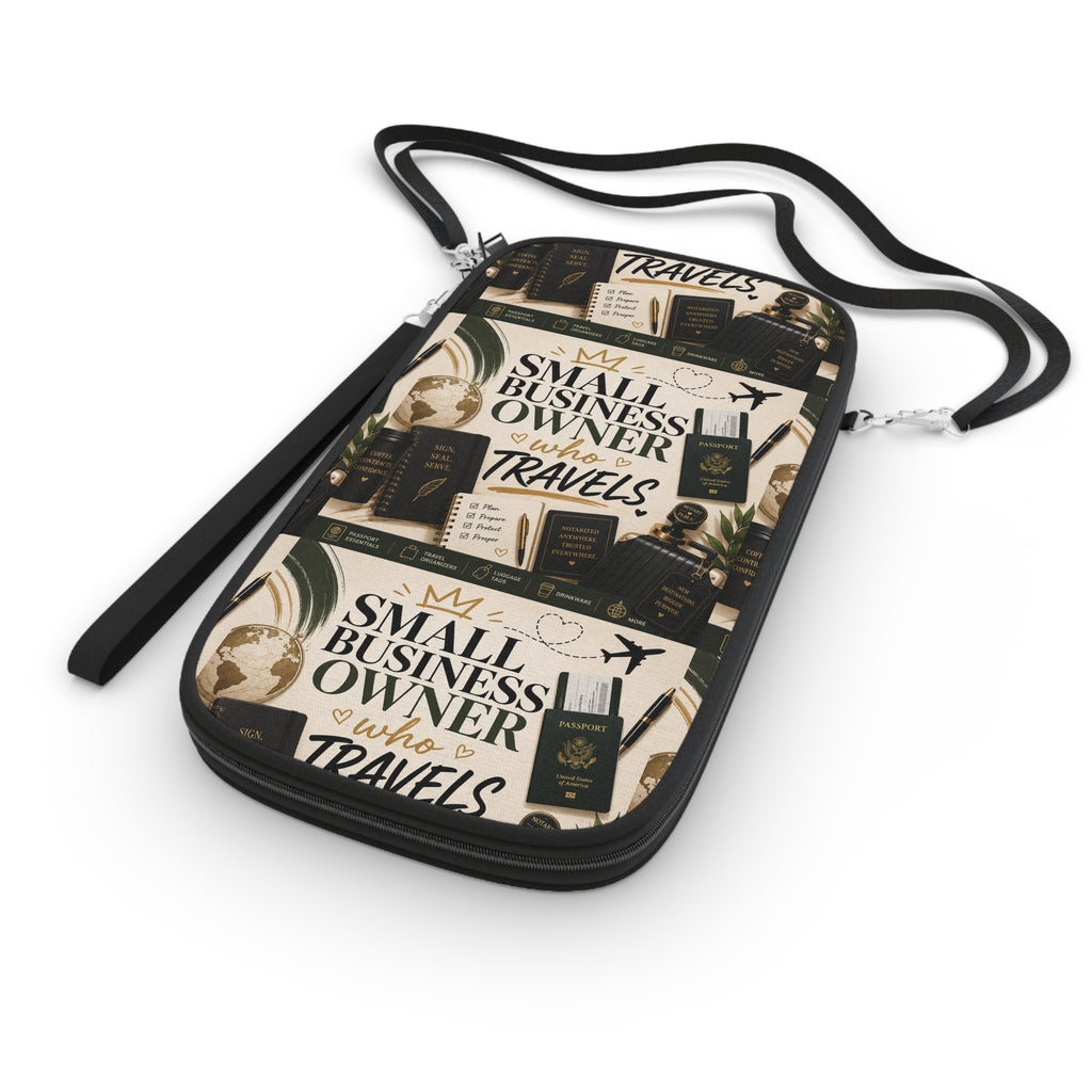 Small Business Owner Who Travels | Travel Wallet & Passport Organizer