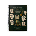 Notary Work. Purpose Driven. | Green Spiral Notebook for Notaries & Loan Signing Agents