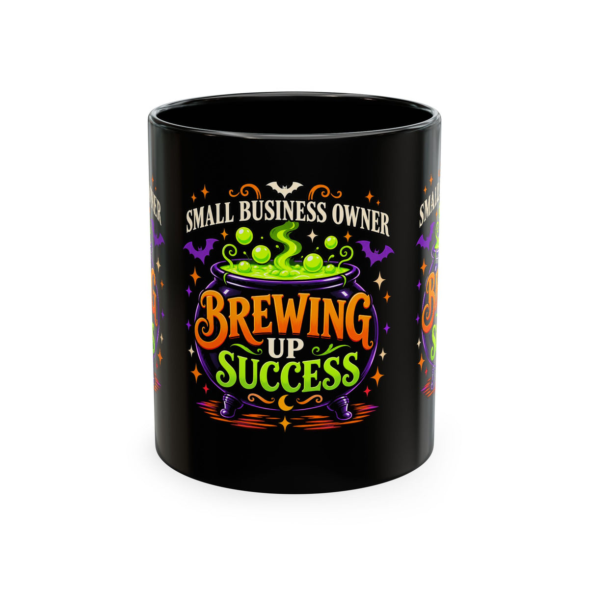 Brewing Up Success Mug | Small Business Owner Halloween Ceramic Coffee Cup