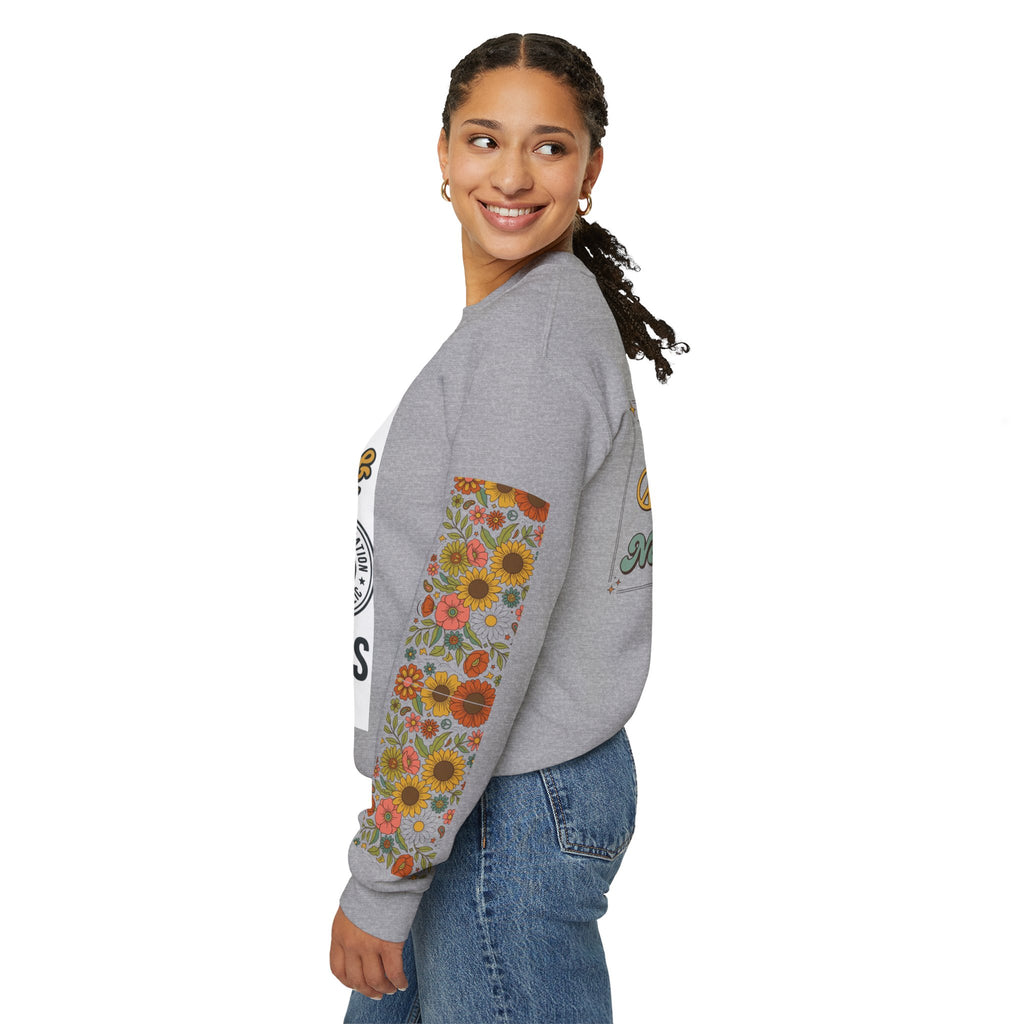 Peace, Love & Notarizations Cozy  Crewneck Sweatshirt ☮️❤️🖋️