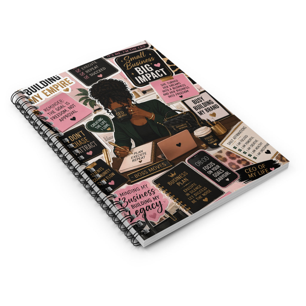 Building My Empire | Entrepreneur Spiral Notebook for Business Owners
