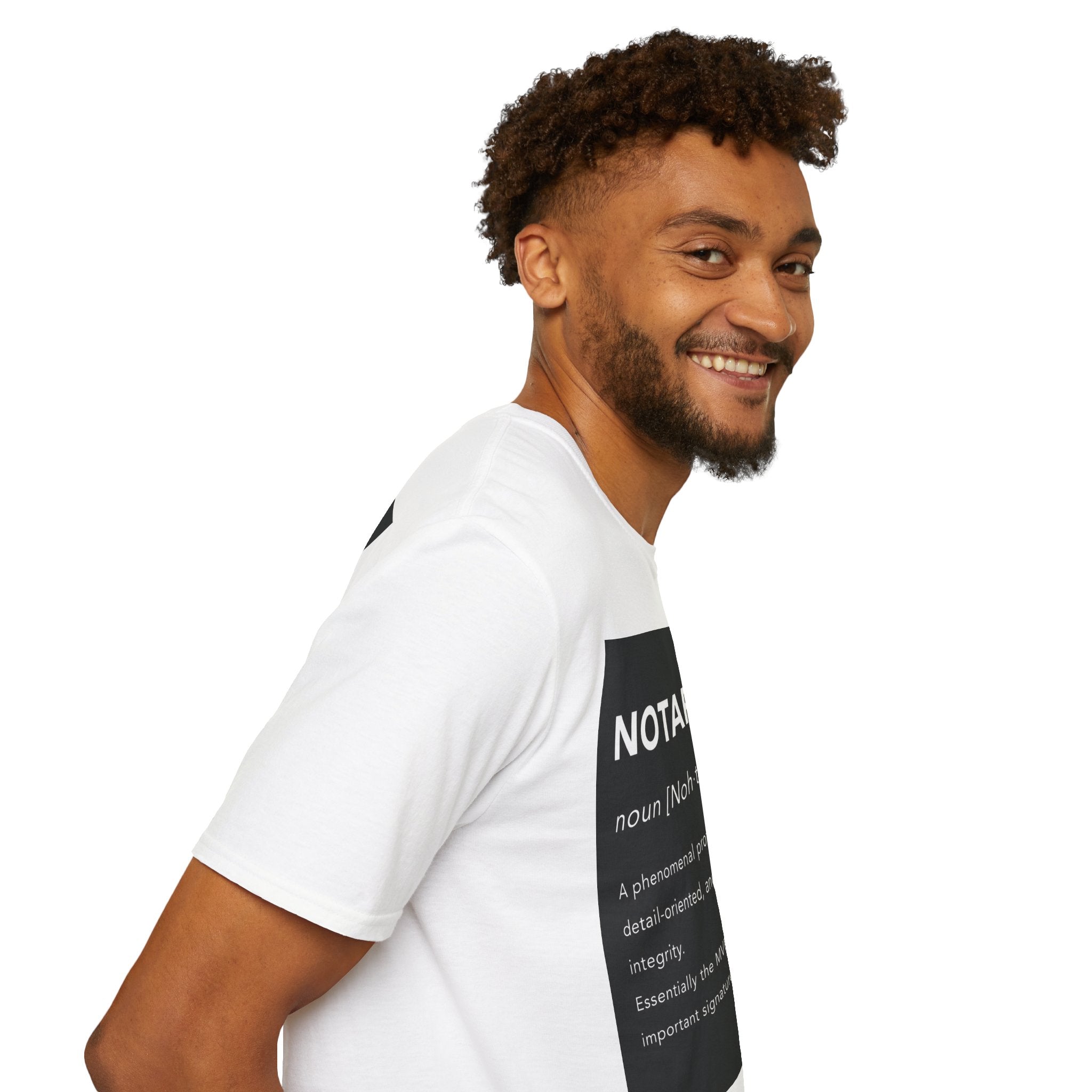 Notary Definition T-Shirt | Minimalist Notary Public Tee | Loan Signing Agent Shirt | Professional Notary Graphic Tee | Unisex Business Apparel