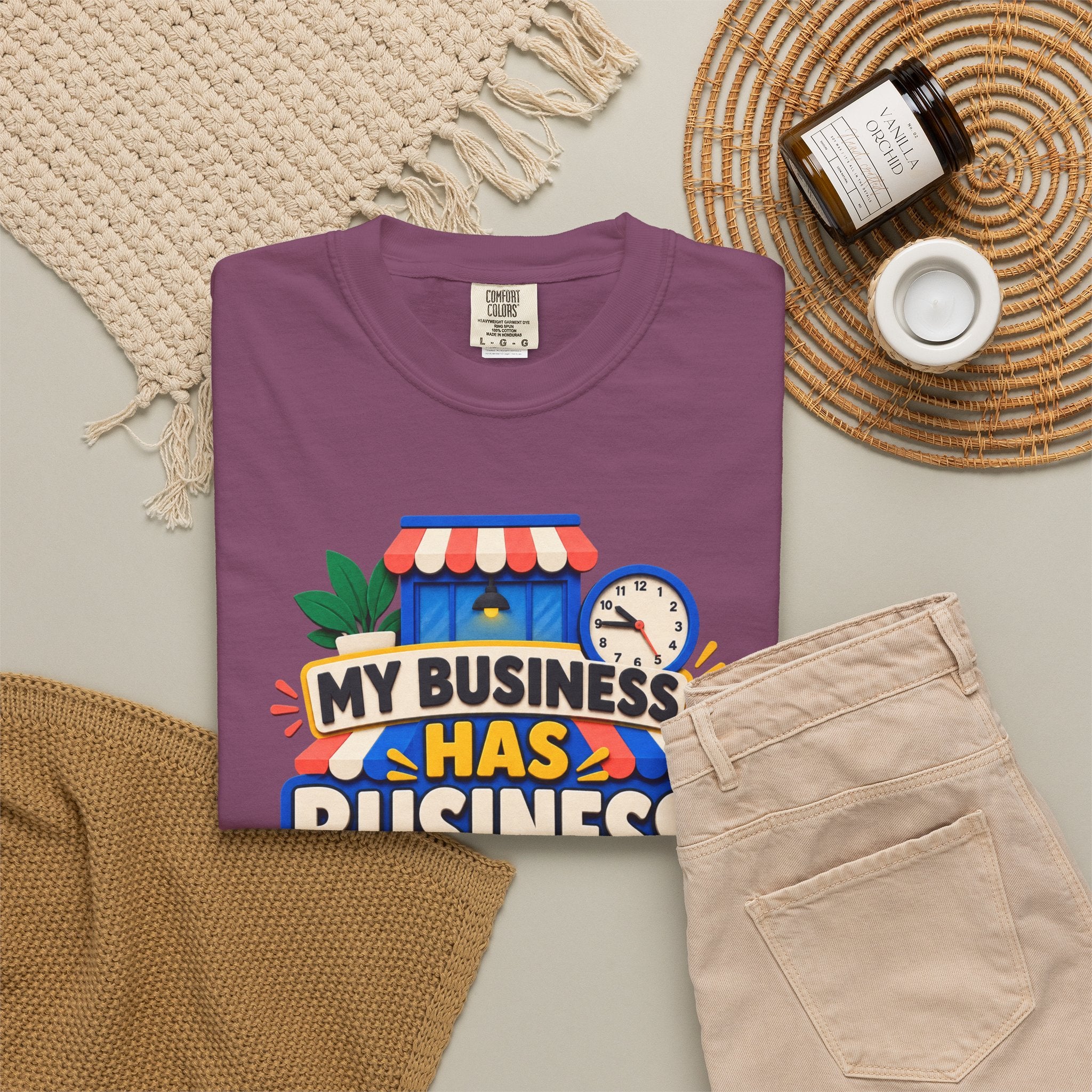 Funny Small Business Owner T-Shirt — “My Business Has Business Hours, I Do Not” Graphic Tee