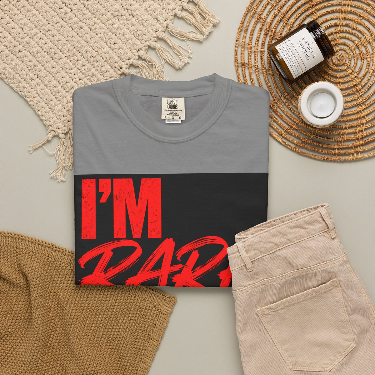 ❤️ I'm Rare on Purpose Heavyweight Graphic Tee